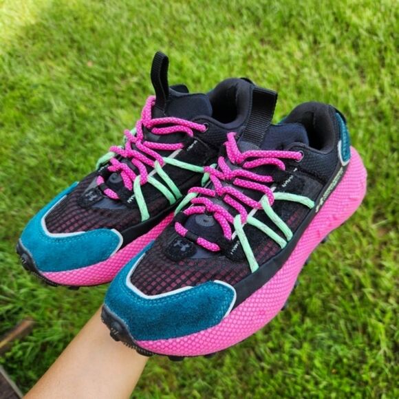 Under Armour Shoes - Under Armour Women Sneakers Pink Fat Tire Aventure Pro Trail Running Size 5.5